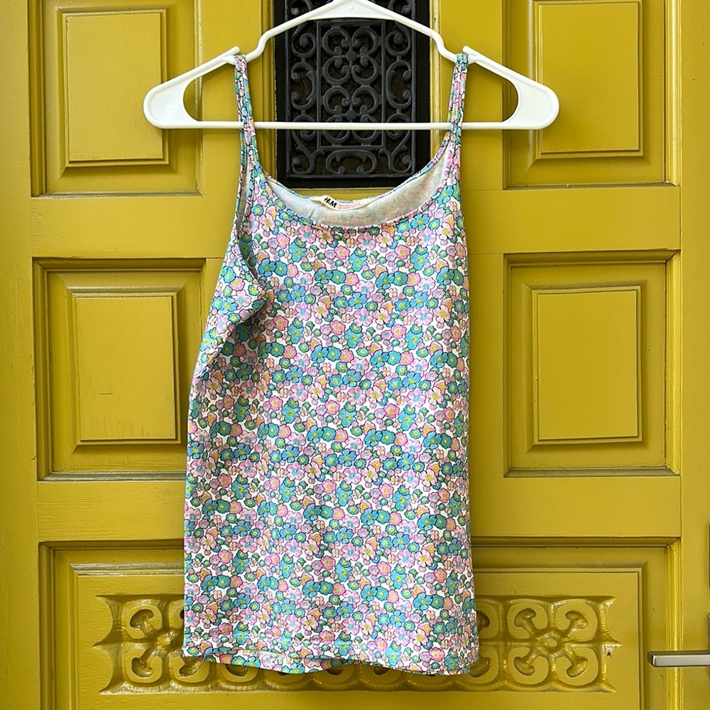 H&M Floral Print Sleeveless Top